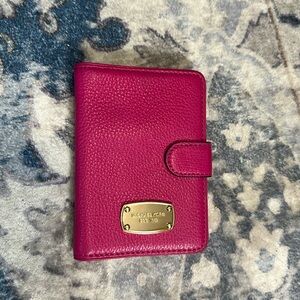 Micheal Kors hot pink wallet